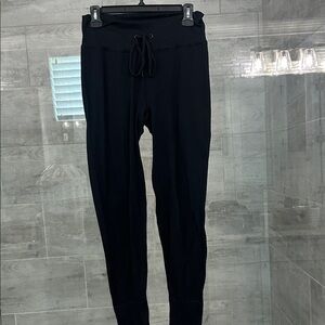 PINK Victoria's Secret Black Drawstring Jogger Pants